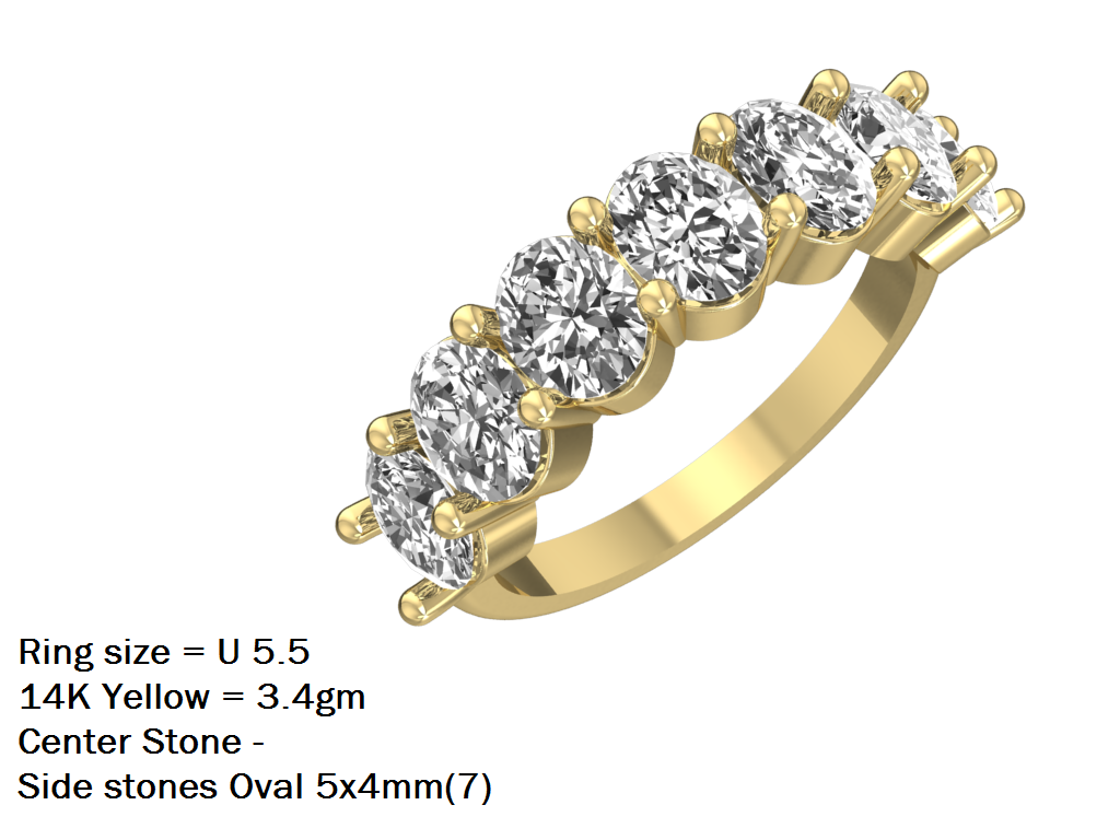 14kt Oval Devotion Engagement Set