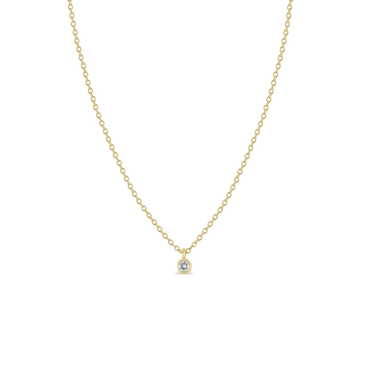 SINGLE DIAMOND BEZEL PENDANT