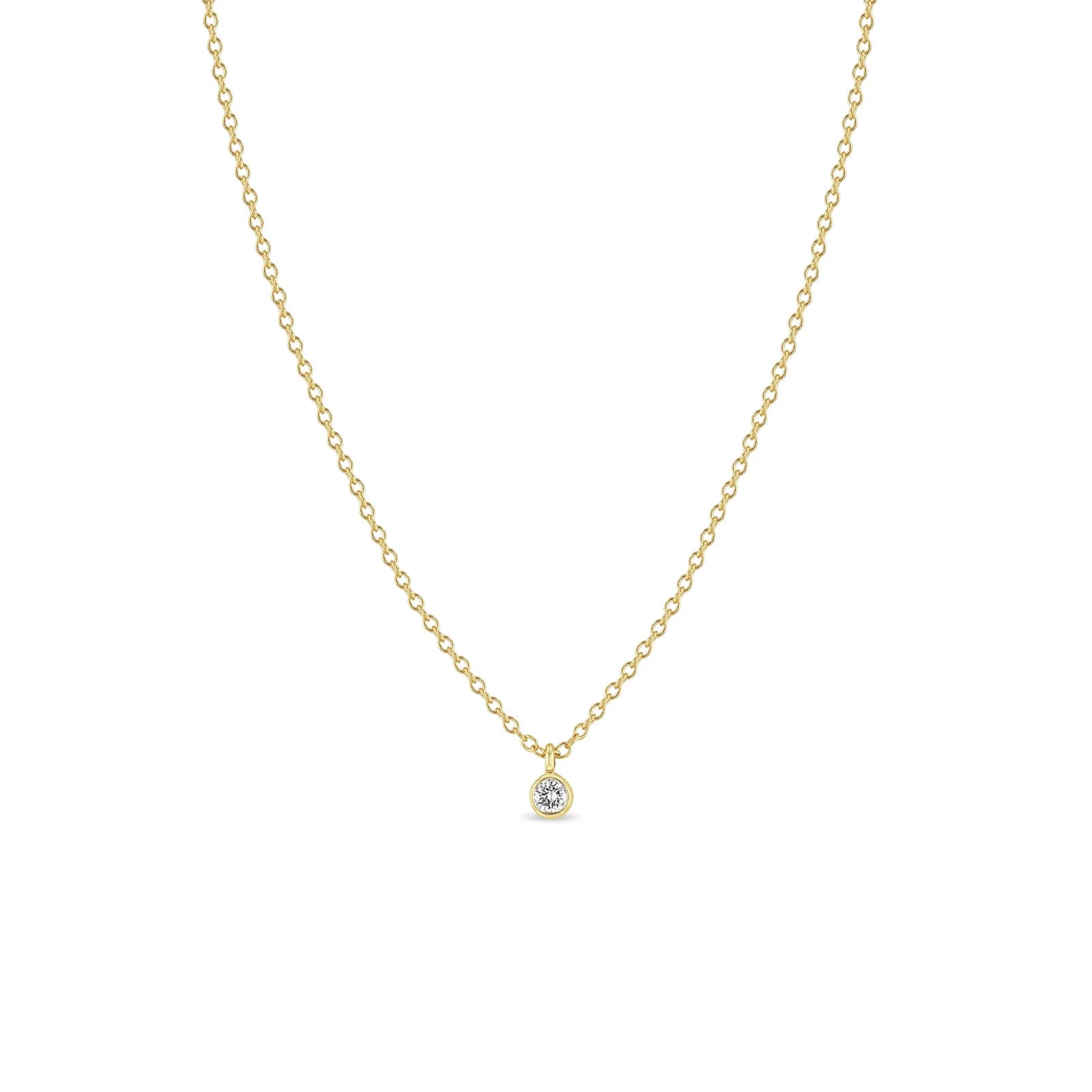 SINGLE DIAMOND BEZEL PENDANT