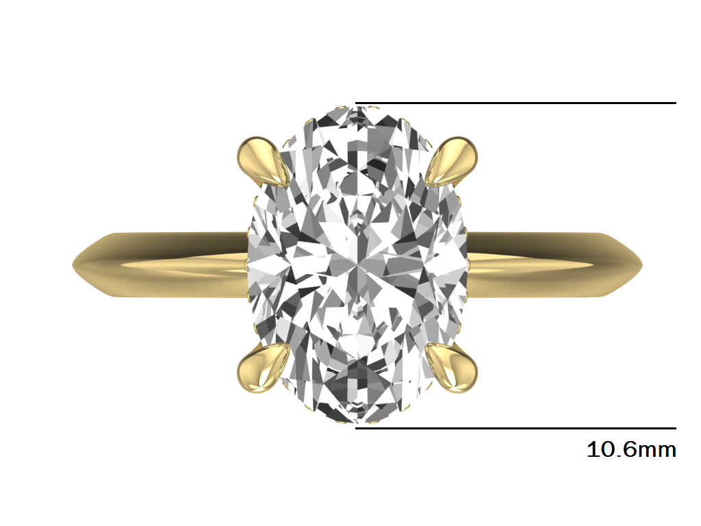 14kt Oval Devotion Engagement Set