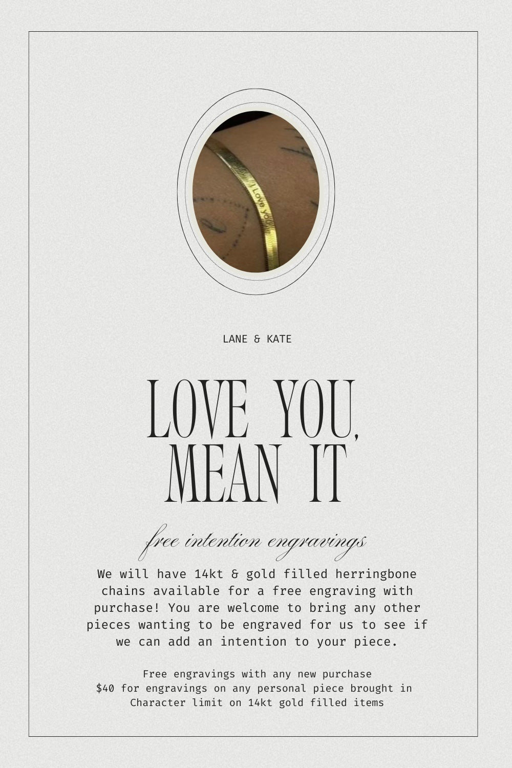 A MOMENT FOR YOU // AETERNA AESTHETICS EVENT DEPOSIT