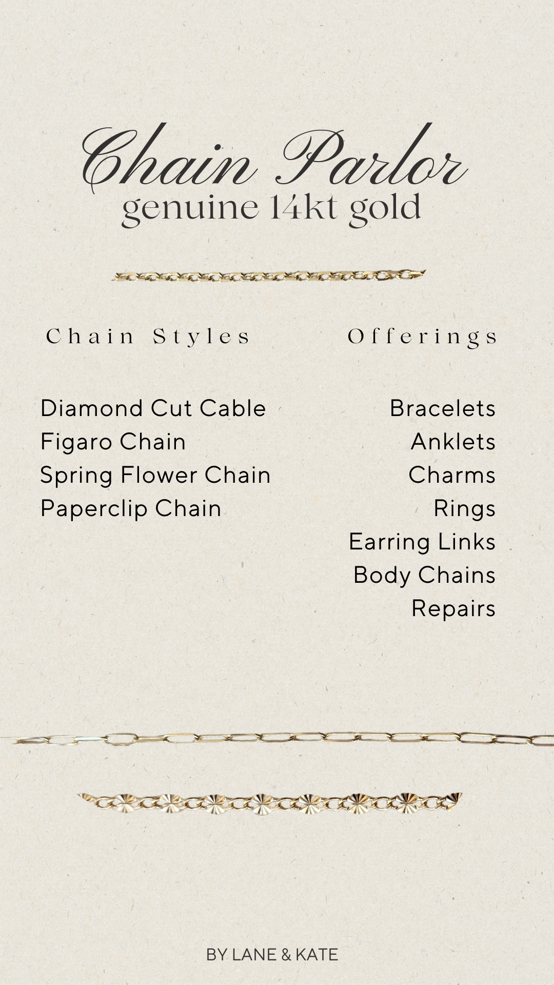 Chain Parlor Reservation