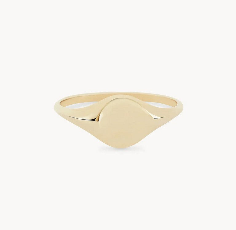 Loyalty Signet in 14kt yellow gold, product view 4