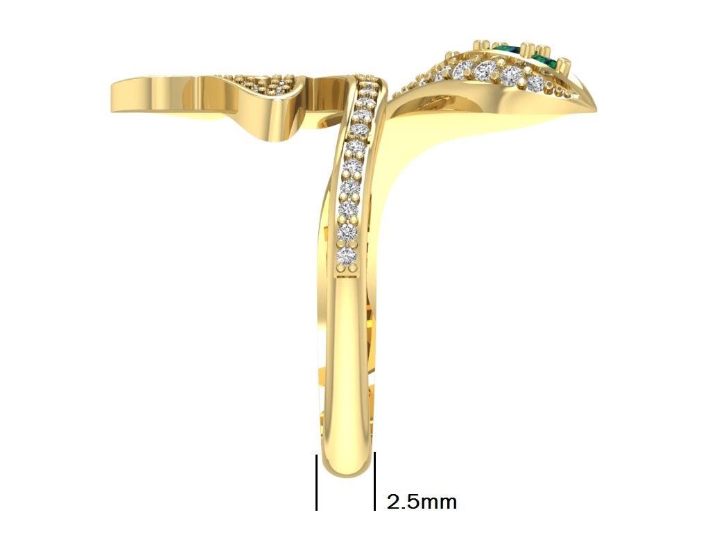 14kt Serpent Incantations Ring // For Frances