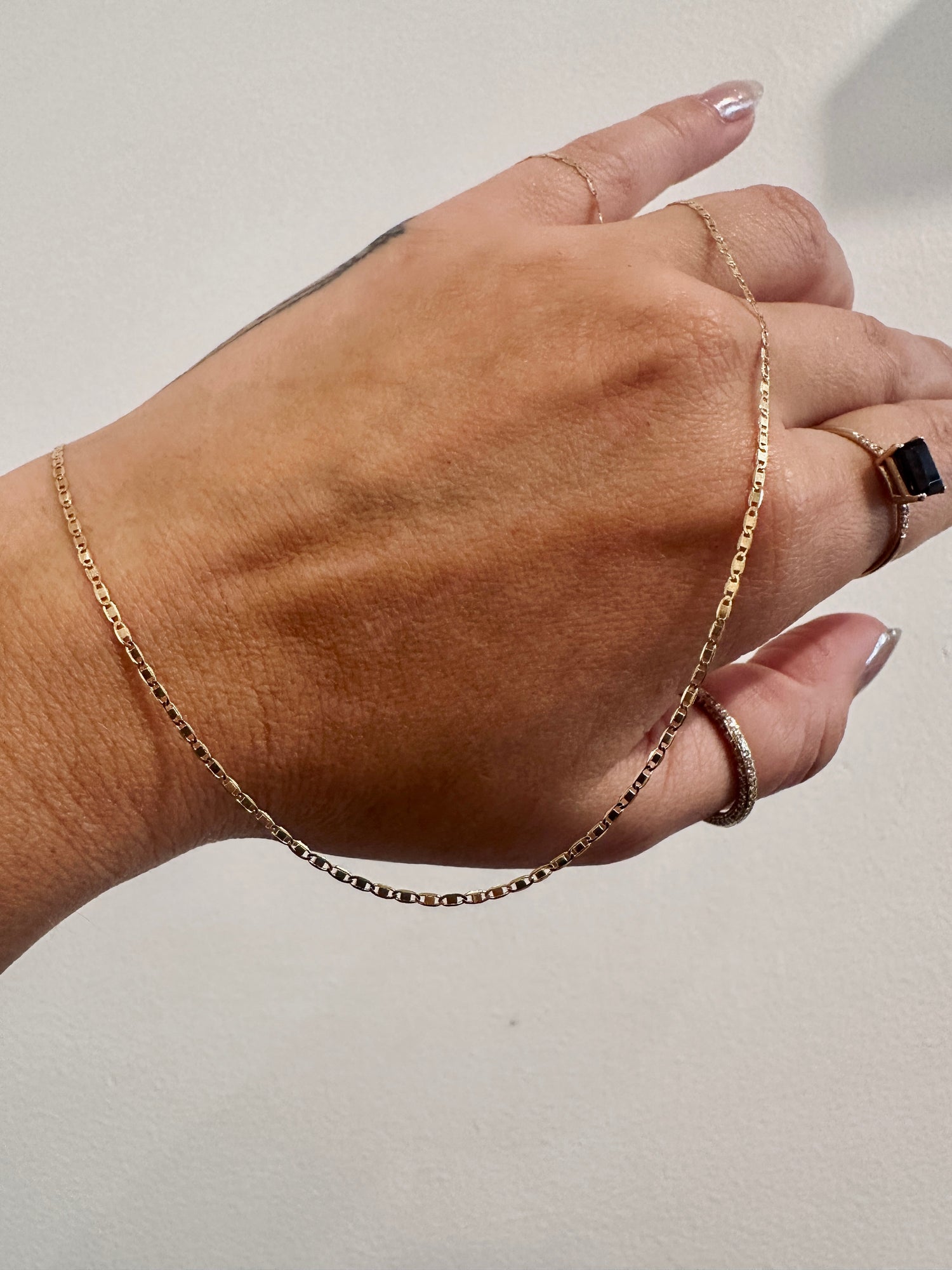 BB MIRROR CHAIN NECKLACE