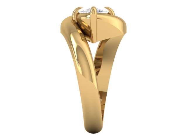 14kt Marquise Diamond Pathways Engagement Ring