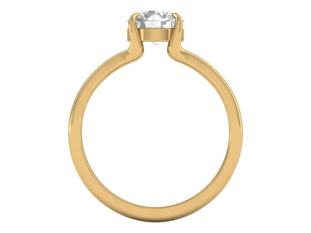 14kt Split Diamond Views Engagement Ring