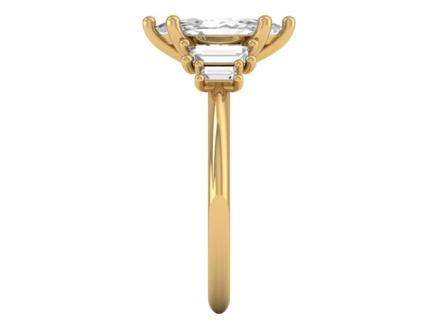 14kt Baguette Thea Engagement Ring