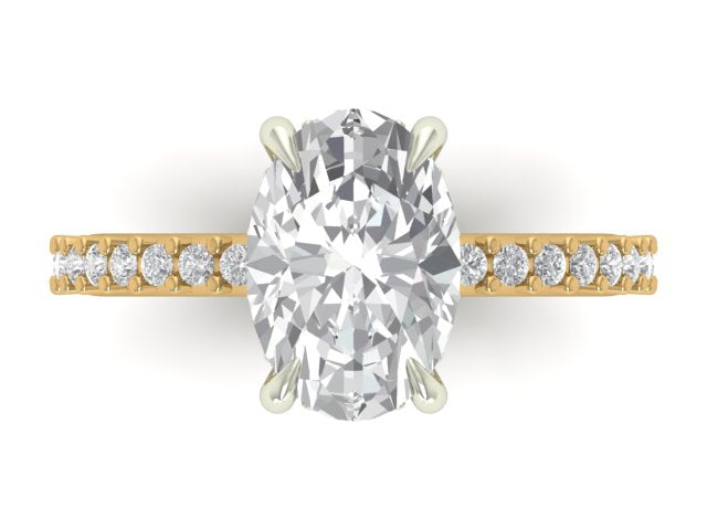 14kt Eternal Diamond Views Engagement Ring