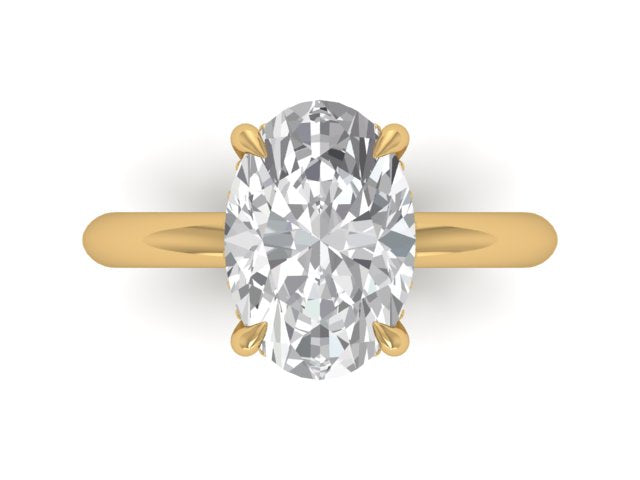 14kt Resting Diamond Views Engagement Ring