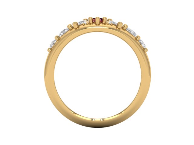 14kt Marquise Tapered Visions Band // For Mary Lou