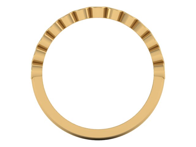 14kt Round Diamond Harmony Band // For Claire