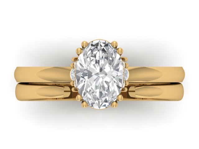 14kt Diamonds Held Cuff