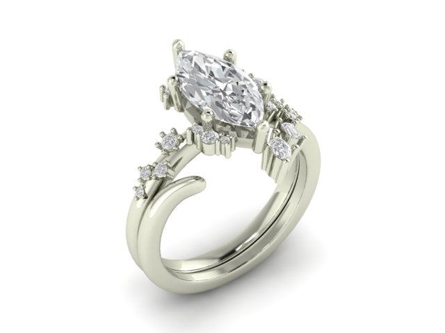 14kt Diamonds Held Anniversary Band