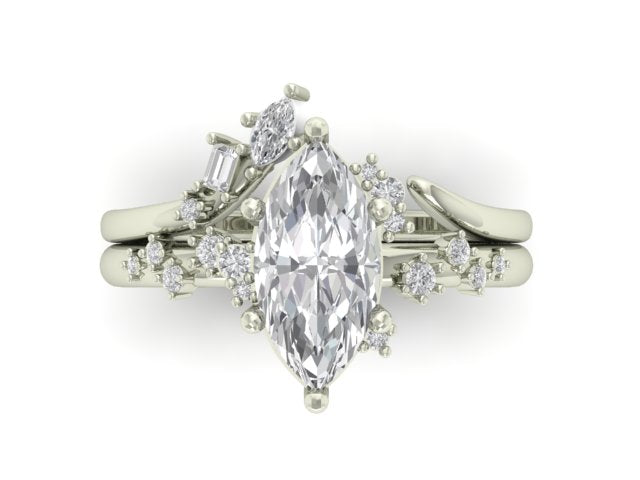 14kt Diamonds Held Anniversary Band