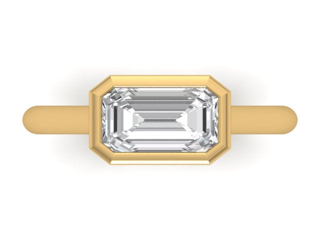 14kt Golden Hue Diamond Views Engagement Ring