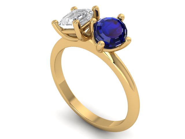 14kt Kindly Ones Engagement Ring Reimagined // For Adelia