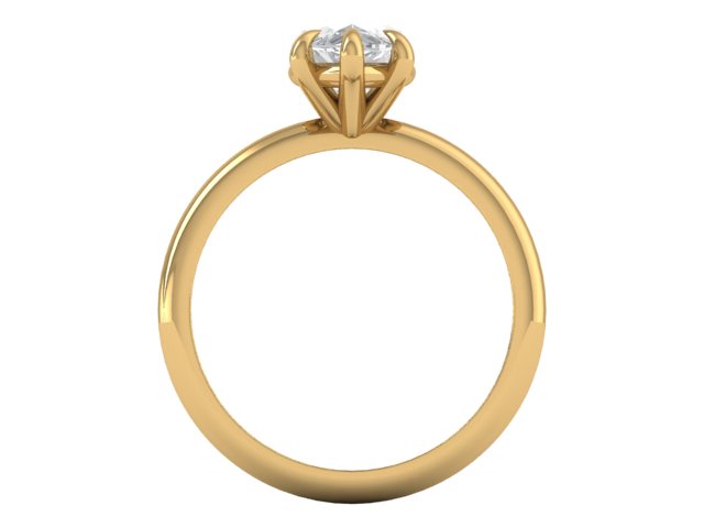 14kt Marquise Diamond Views Engagement Ring // For Victoria