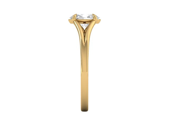 14kt Oval Diamond Frescoes Engagement Ring // For Hannah