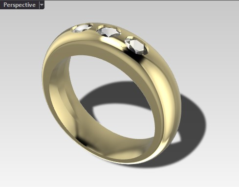 14kt Oval Momento Band