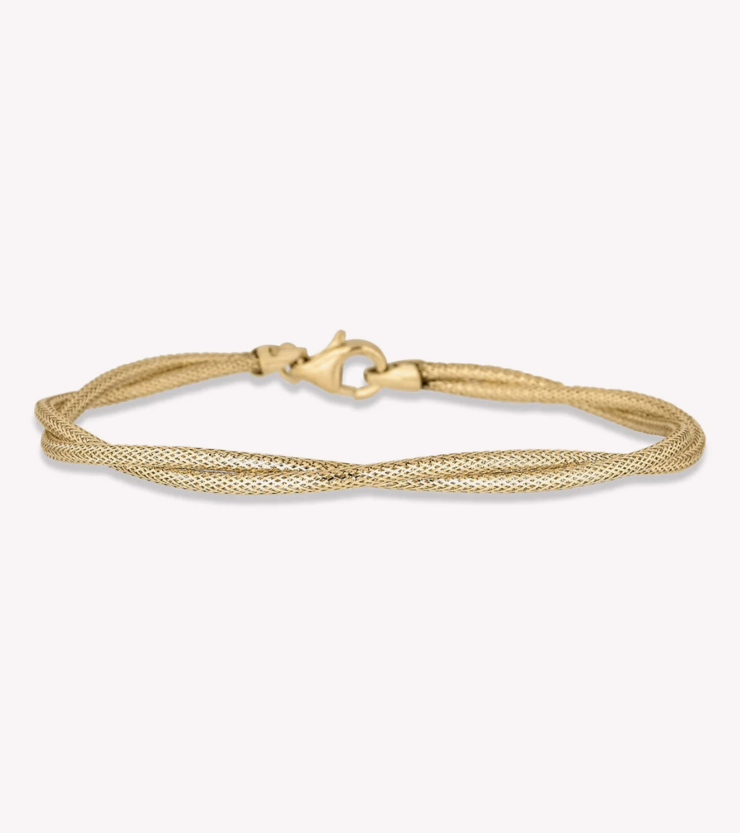 INTERWOVEN GOLD BRACELET