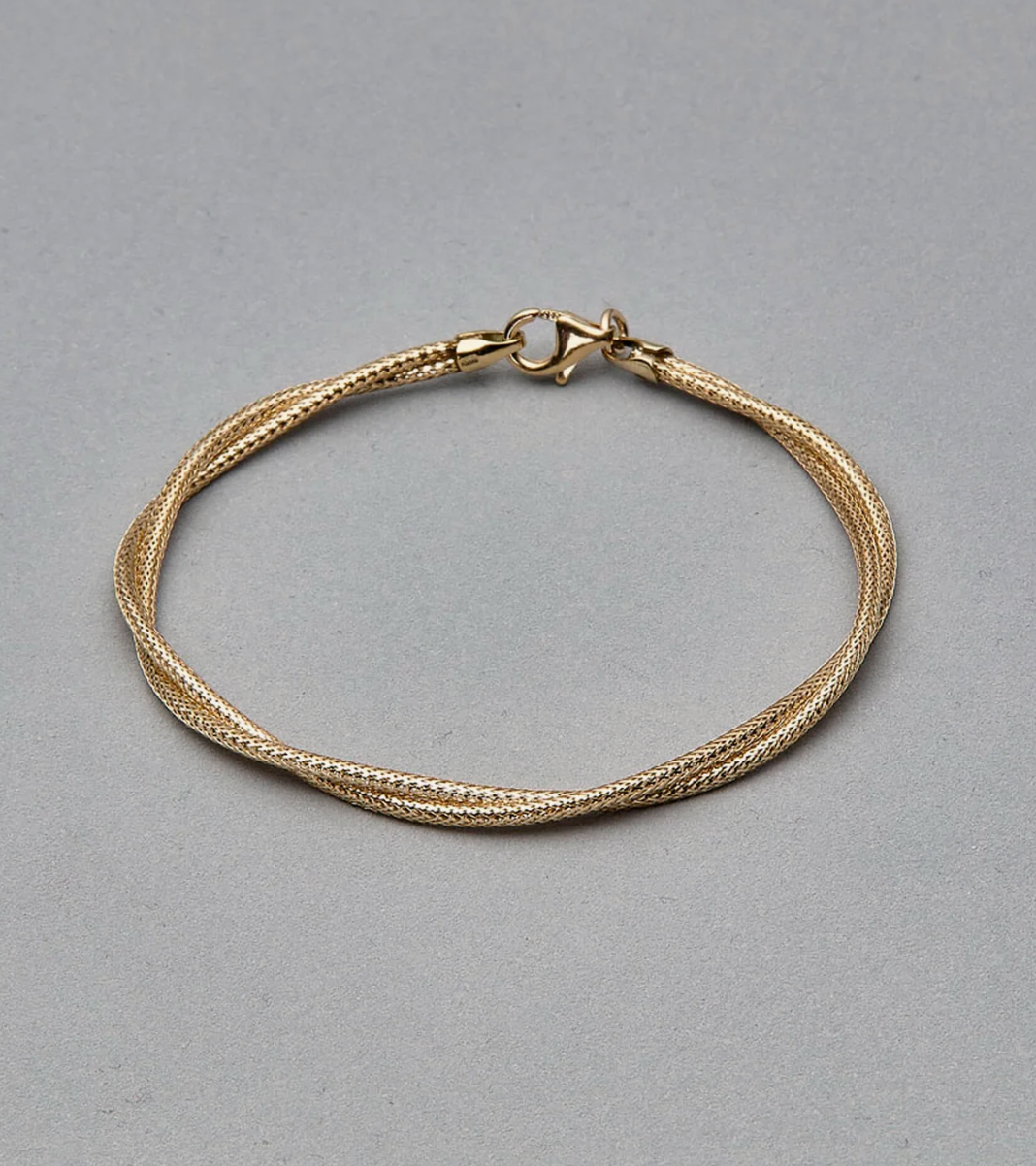 INTERWOVEN GOLD BRACELET
