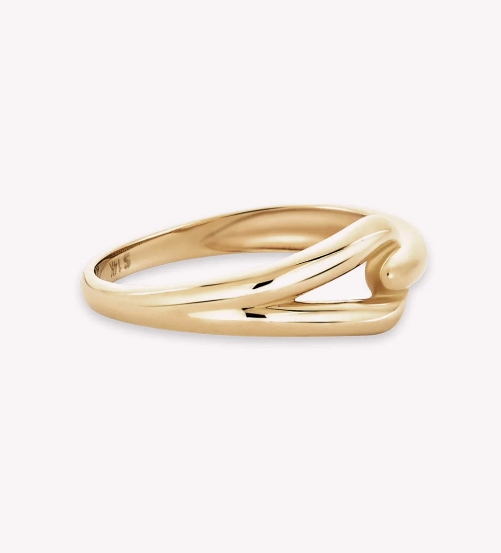 GOLD BRINDLE RING