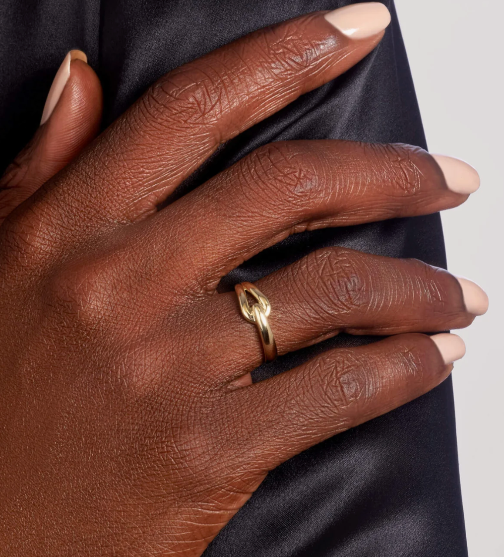GOLD BRINDLE RING