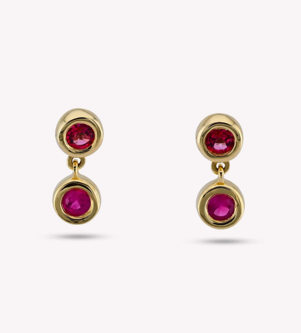 PINK POWER DROP EARRINGS
