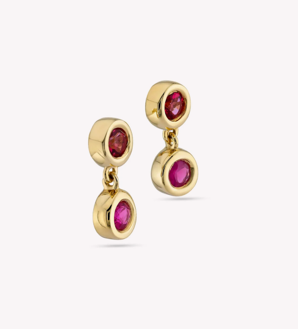 PINK POWER DROP EARRINGS