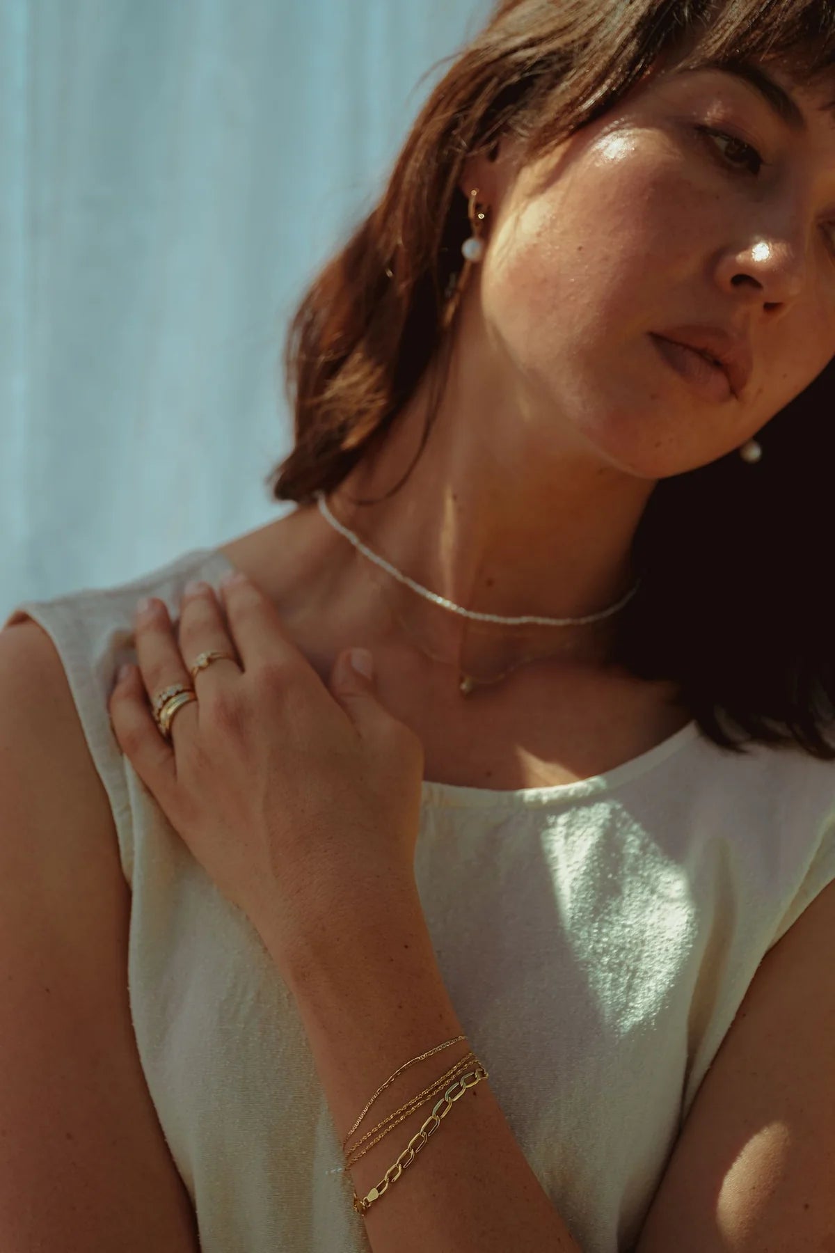 PEARL RICE NECKLACE