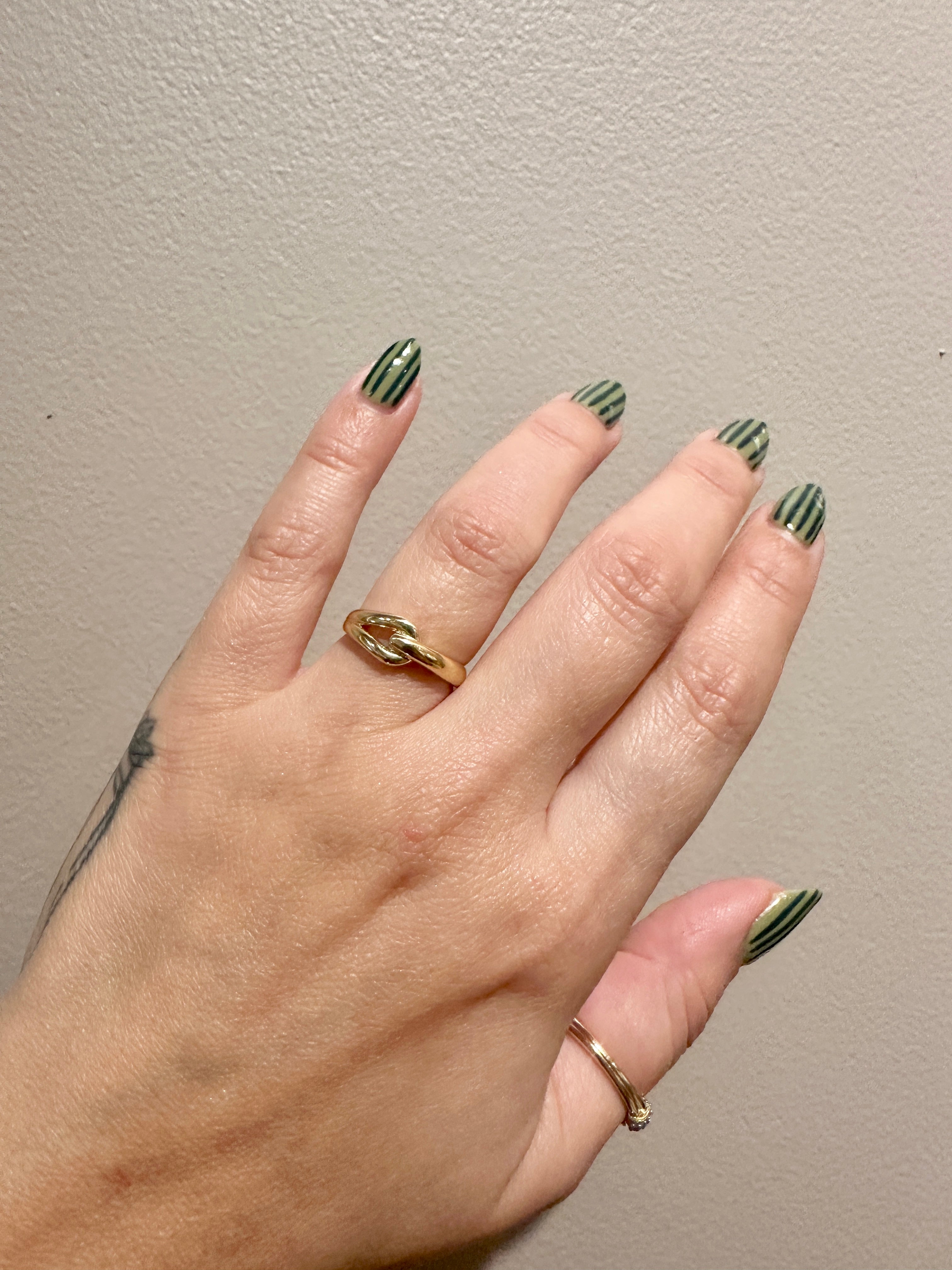 GOLD BRINDLE RING