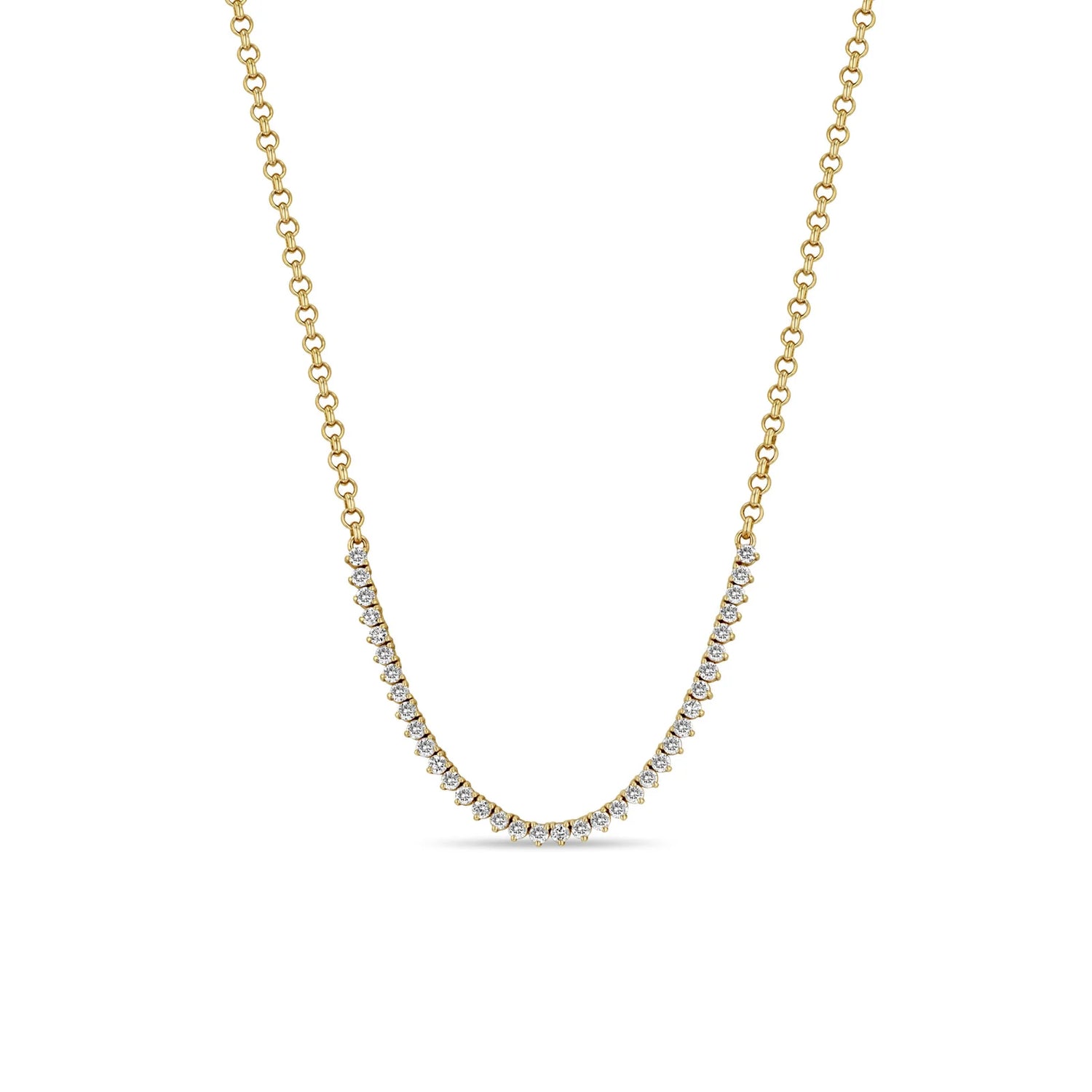 DIAMOND TENNIS FEATURE NECKLACE