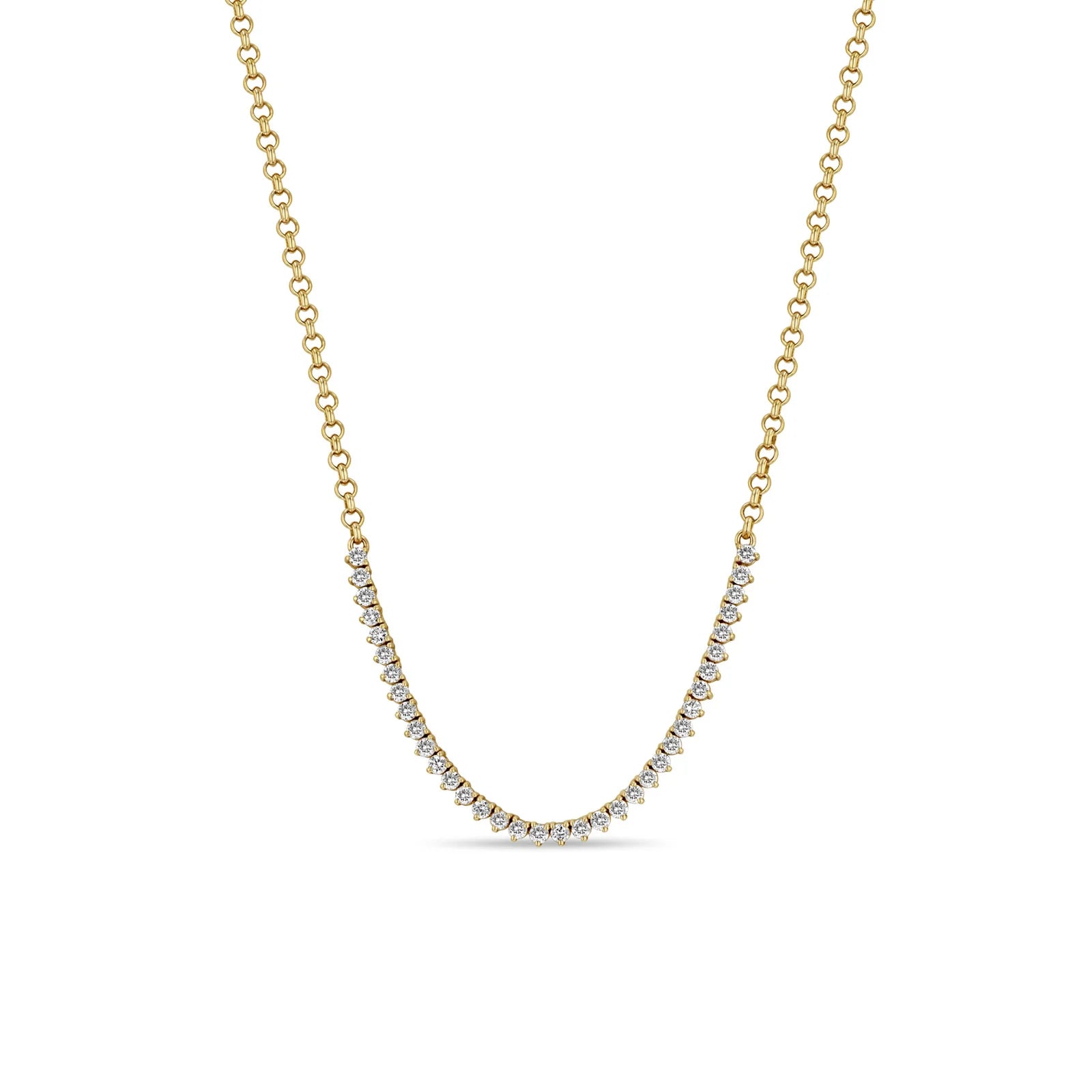 DIAMOND TENNIS FEATURE NECKLACE