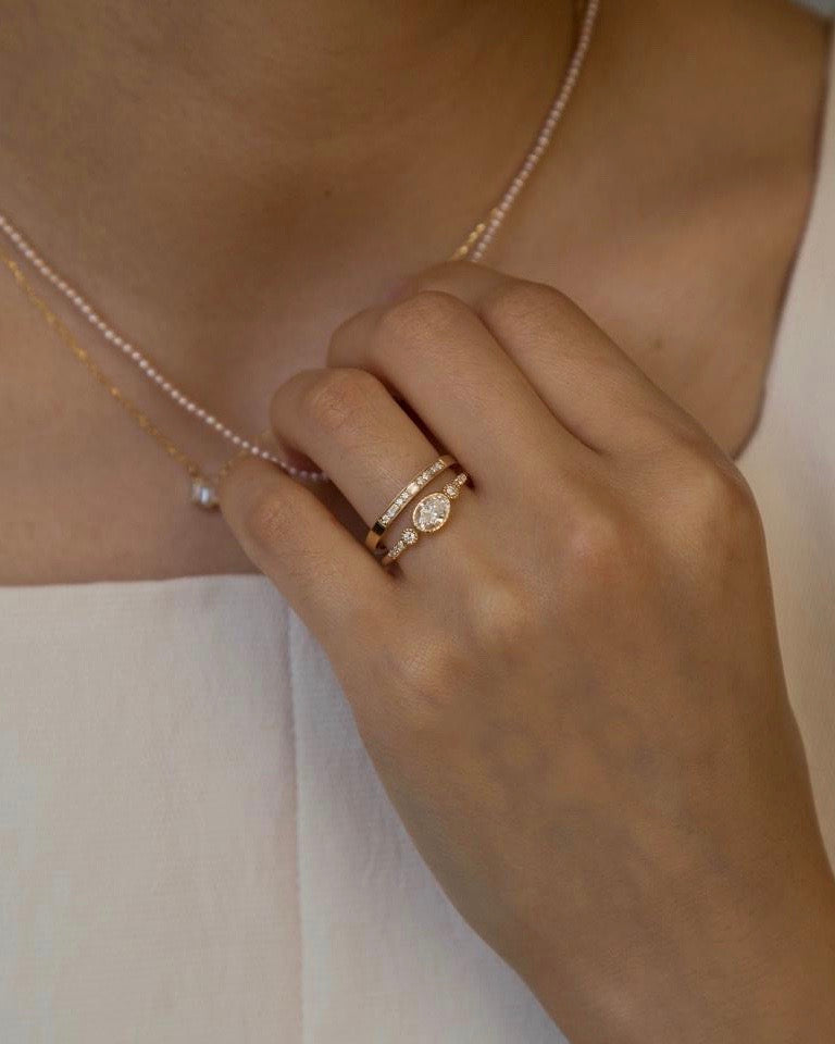 DIAMOND STACCATO RING
