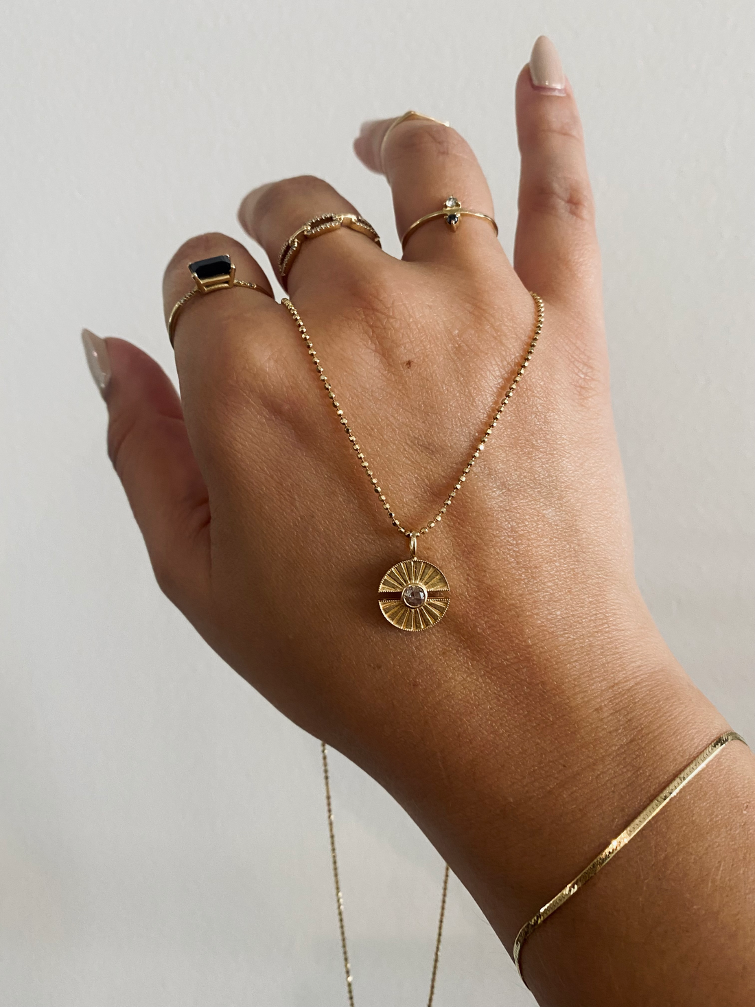 PETITE LUCE AMULET NECKLACE
