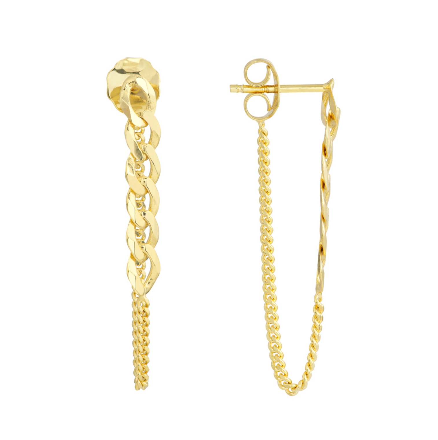 CUBAN LINK CHAIN EARRINGS
