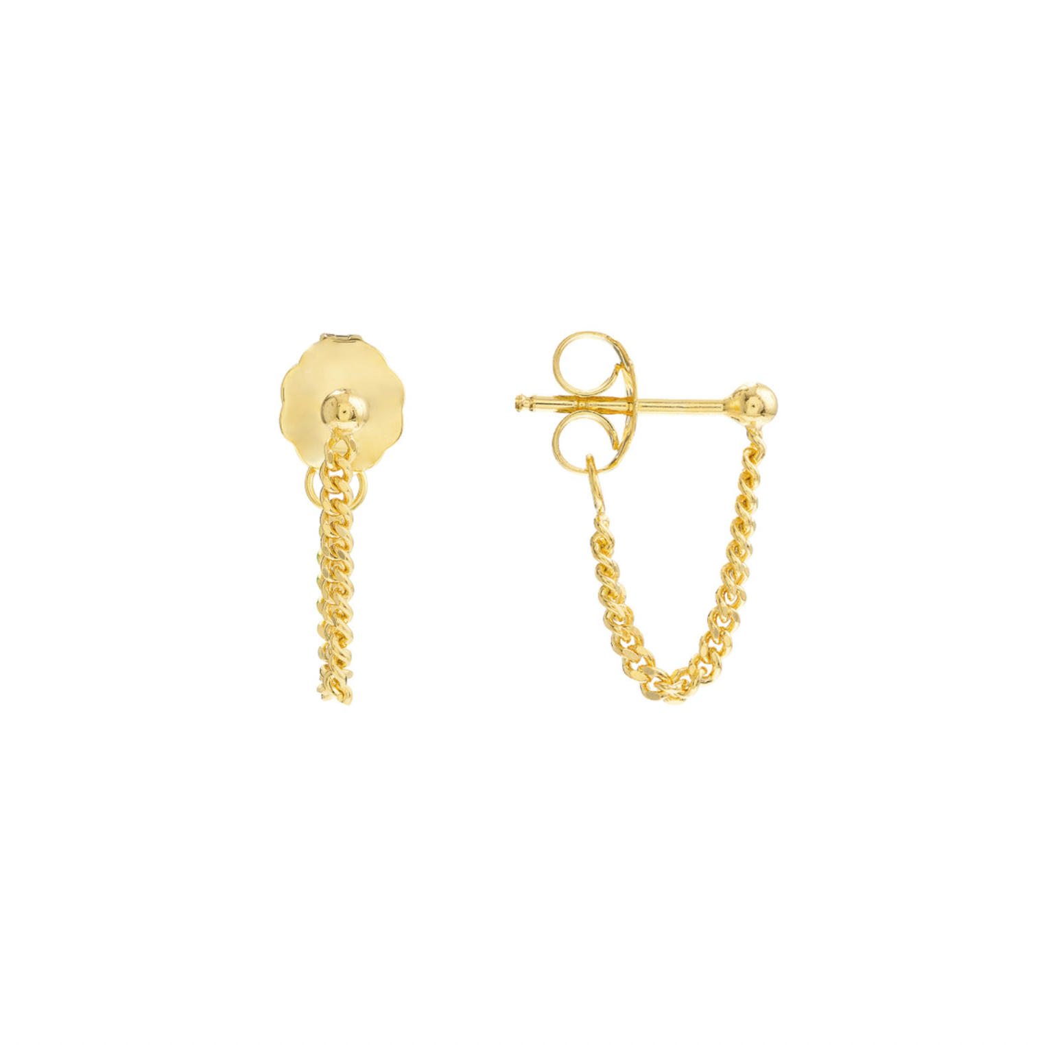 BB CURB CHAIN EARRINGS