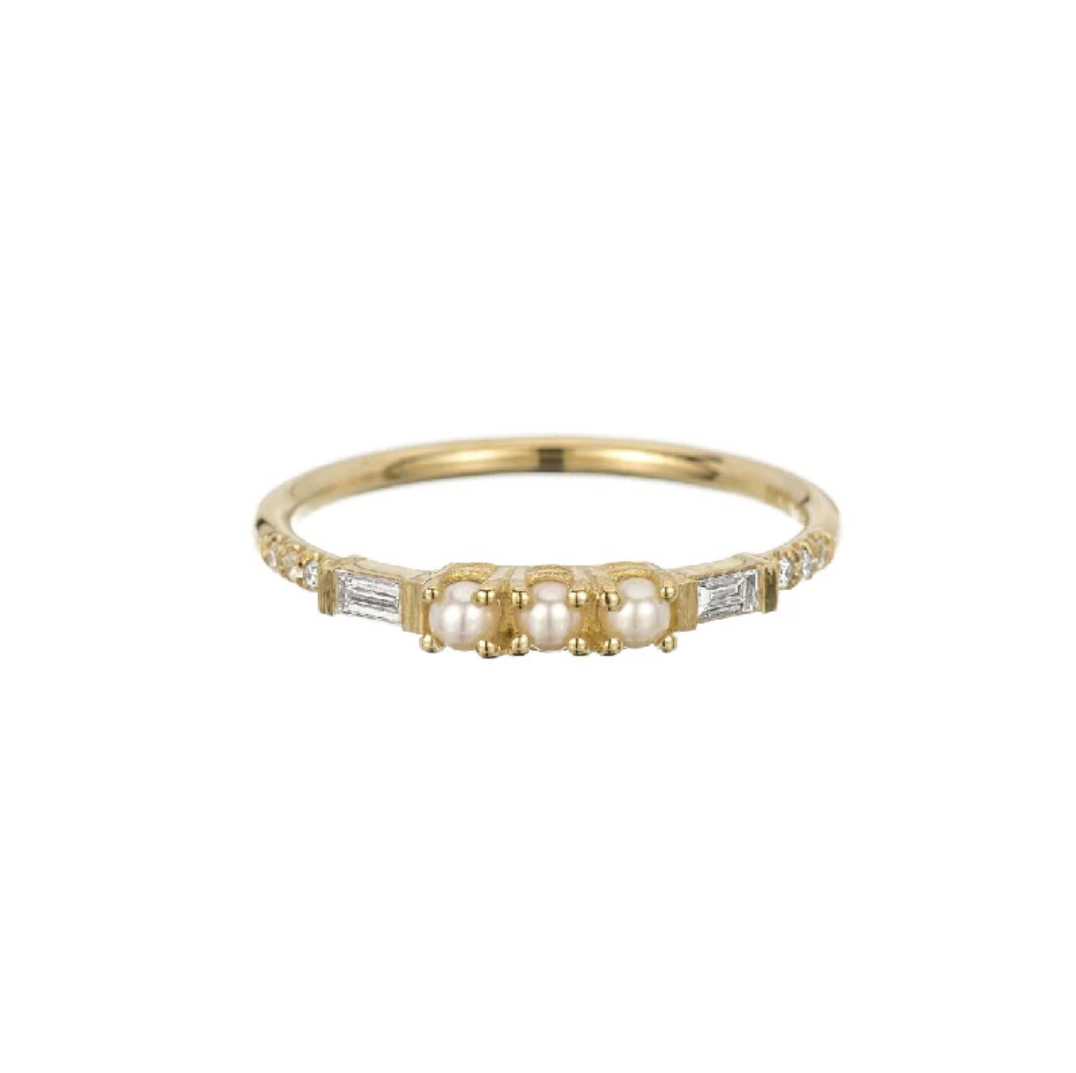 THREE PEARL EQUILIBRIUM RING