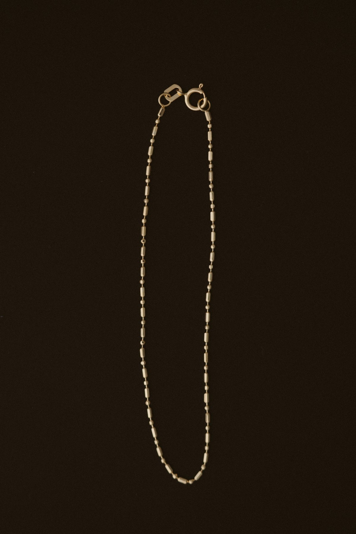 Bar &amp; Tube Petite Chain Bracelet by Lane &amp; Kate in 14kt yellow gold