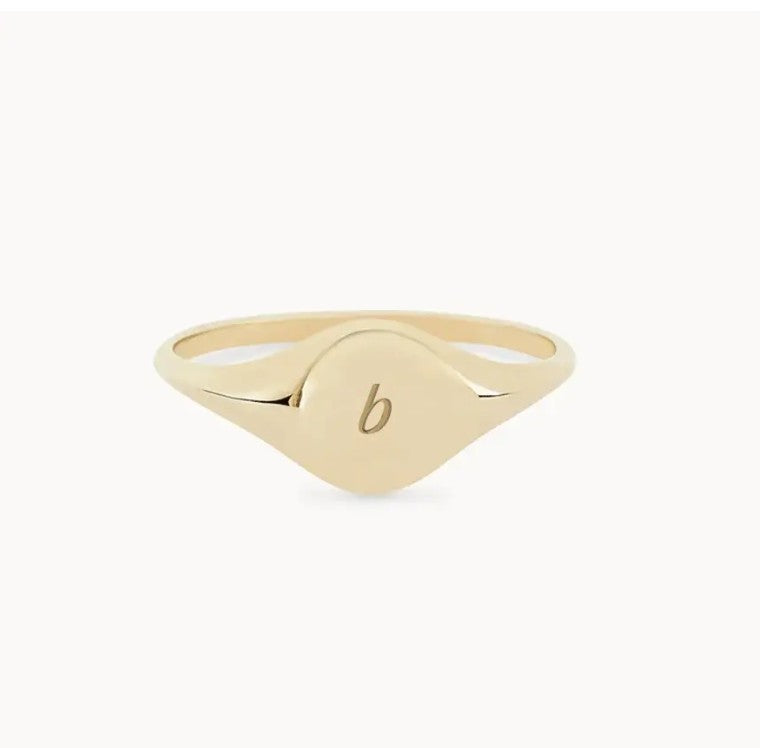 Loyalty Signet in 14kt yellow gold, product view 5