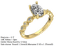 14kt Marquise Diamond Trails Engagement Ring