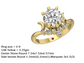 14kt Diamonds Night Sky Engagement Ring