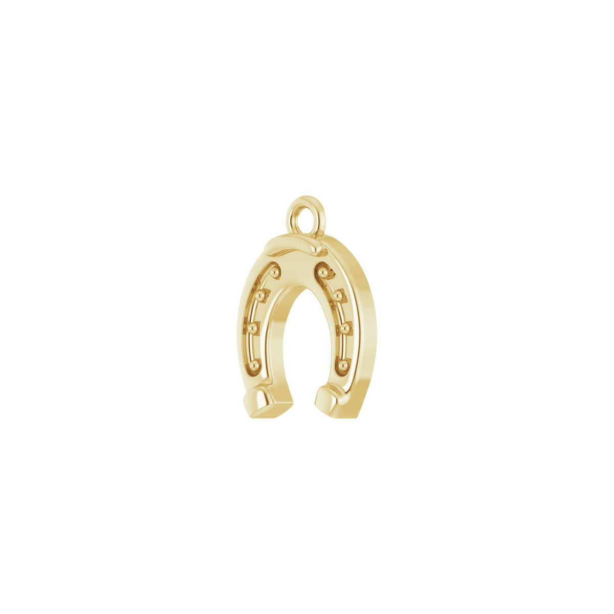 Lucky Horseshoe Charm perspective view