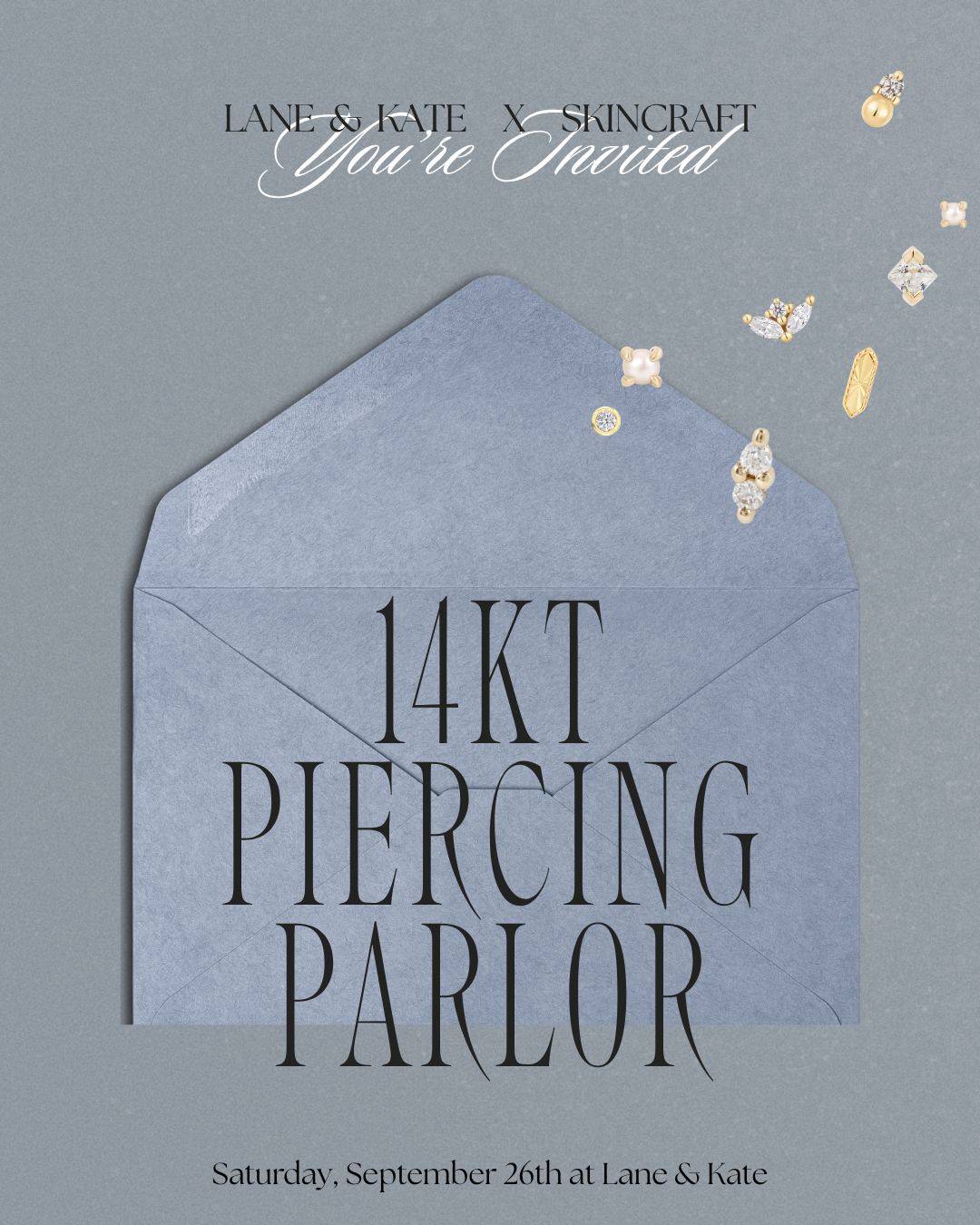 14KT PIERCING PARLOR