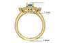 14kt Emerald Deco Ambitions Engagement Ring