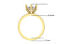 14kt Diamond Channels Engagement Ring
