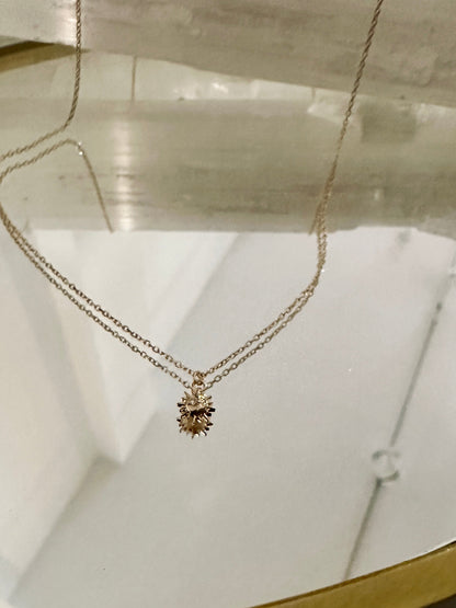 BB Lovers Embrace Necklace worn