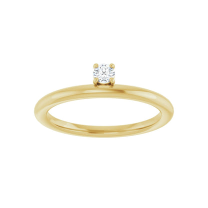 Diamond Horizon Ring front view