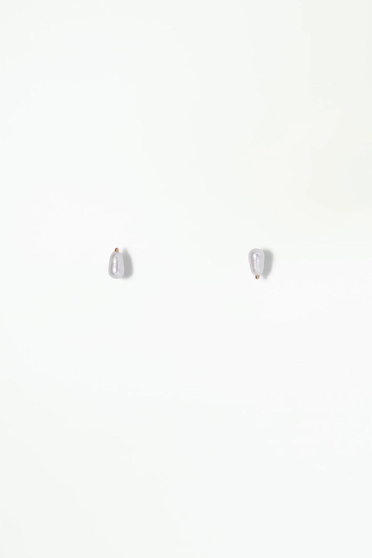 Irregular Pearl Earrings by WWAKE, additional view 1